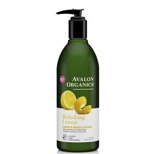 Avalon Organics Natural Hand & Body Lotion, Refreshing Lemon 12 Oz